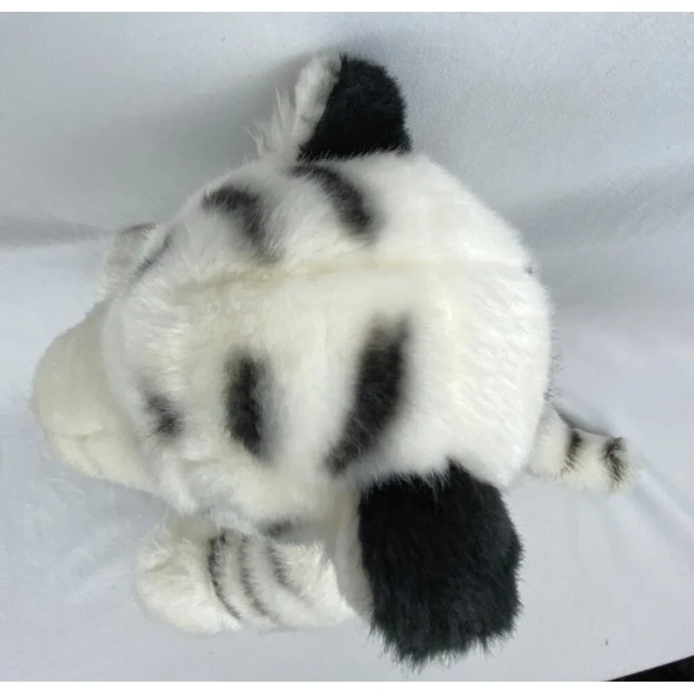 Build A Bear White‎ Tiger Plush Tongue Out Blue Eyes Stuffed Animal